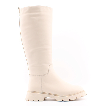 RESPECT сапоги белые на молнии