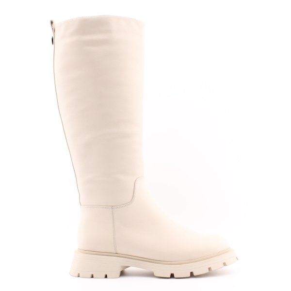 RESPECT сапоги белые на молнии