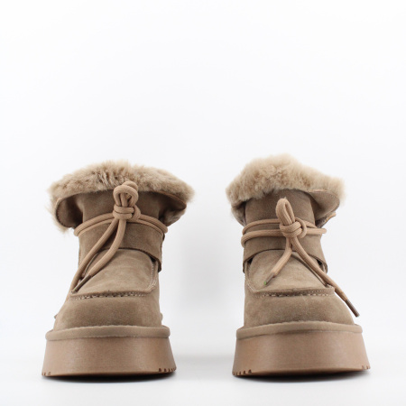 LUKME замшевые угги на высокой подошве