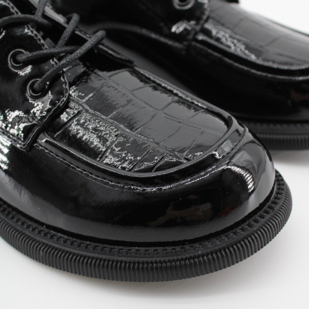 LUKME лаковые полуботинки на шнуровке