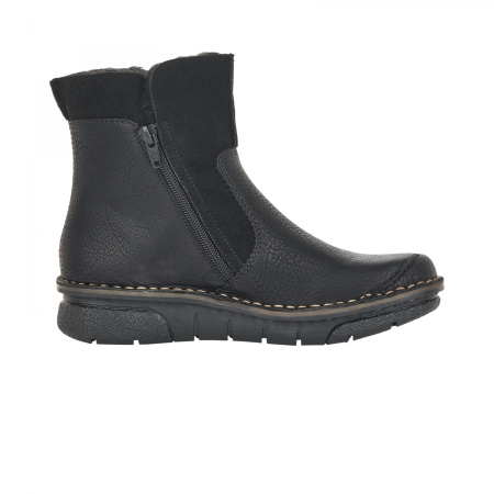 Комбинированные ботинки с прошитой подошвой