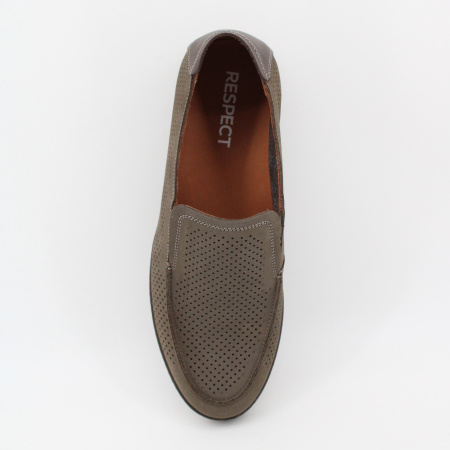 RESPECT мужские мокасины цвета хаки