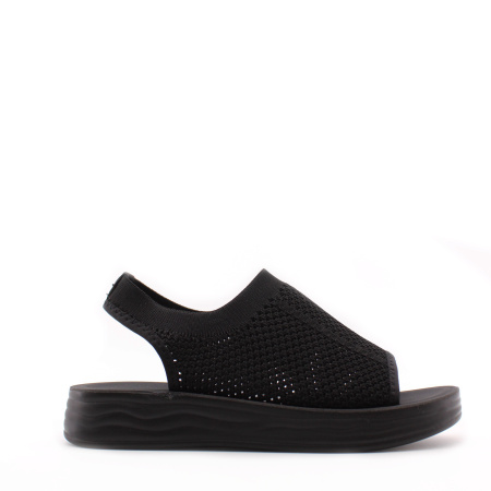 SPUR сандалии текстильные черные