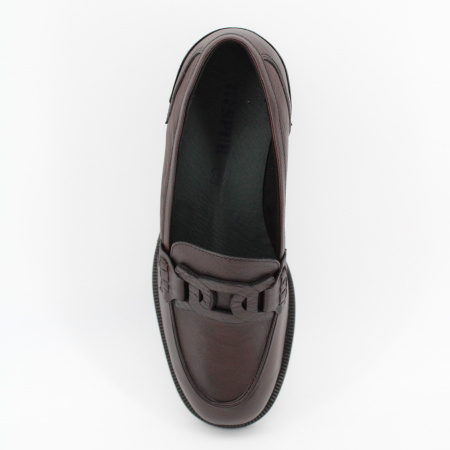 SPUR лоферы темно бордового цвета