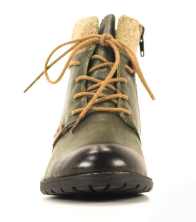 Ботинки на шнурке с эффектом потертости