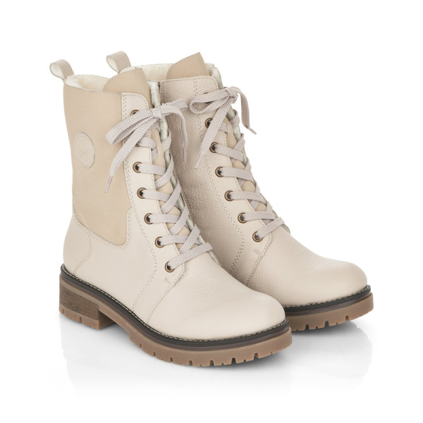 RIEKER высокие ботинки на шнуровке