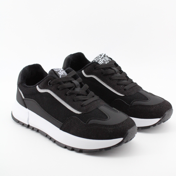 SPUR кроссовки черные демисезонные