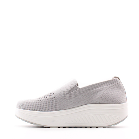 EVALLI серые текстильные полуботинки 