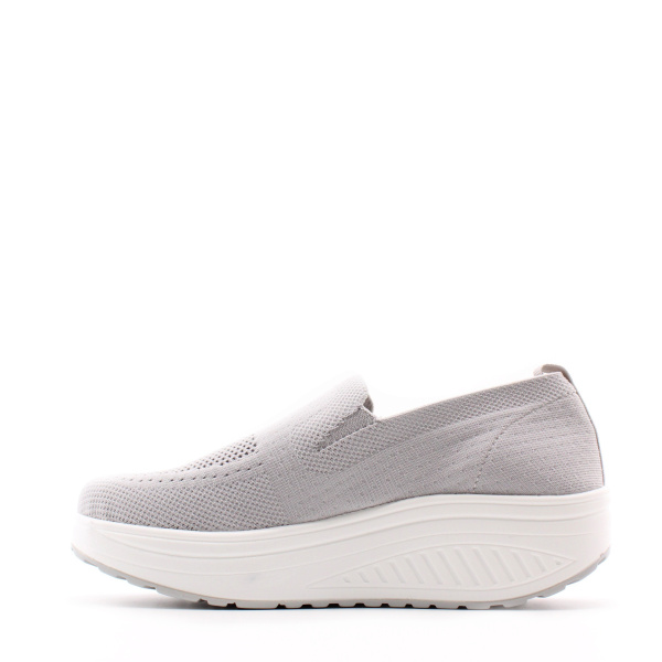 EVALLI серые текстильные полуботинки 