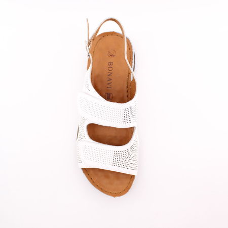 LUKME босоножки белые, мягкие, комфортные