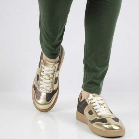 RESPECT золотые кеды