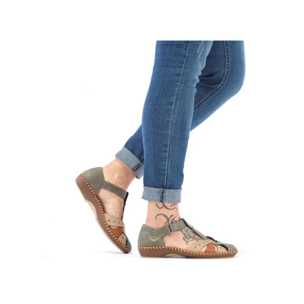 RIEKER туфли с вырезами и перфорацией