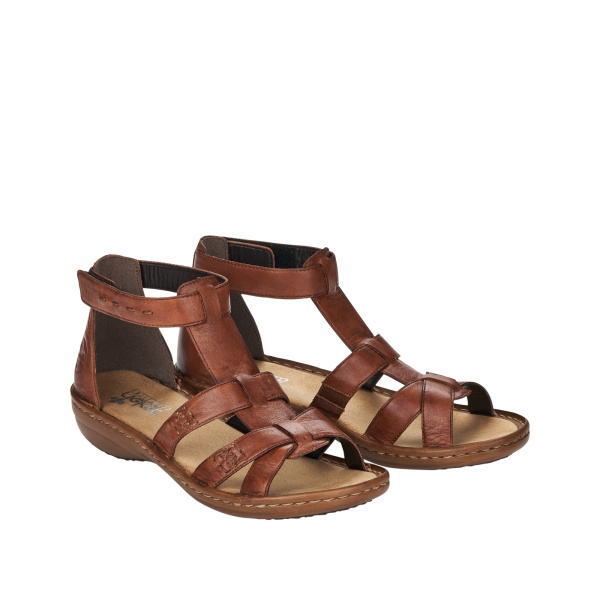 RIEKER сандалии коричневого цвета 