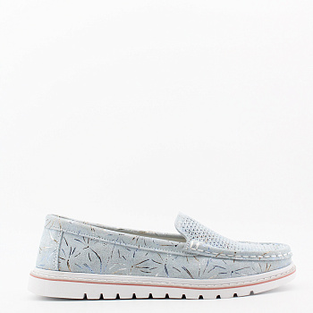 BADEN мокасины нежно голубого цвета