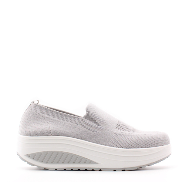 EVALLI серые текстильные полуботинки 