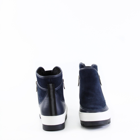 Комбинированные ботинки на белой подошве LAGRANDEZZA