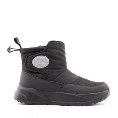 GRUNBERG дутики чёрные на молнии 