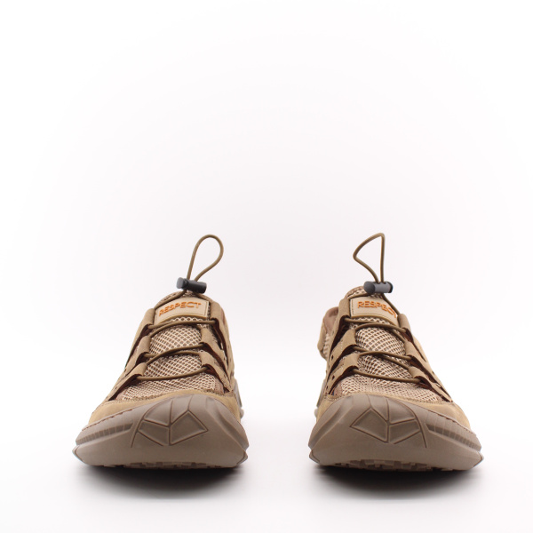 Коричневые закрытые сандалии RESPECT