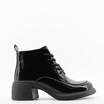 LUKME ботильоны лаковые на шнуровке