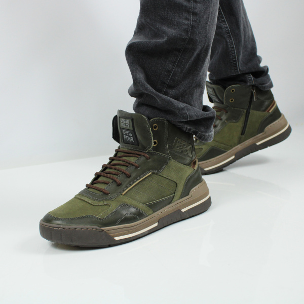 BASKARA кроссовки цвета хаки