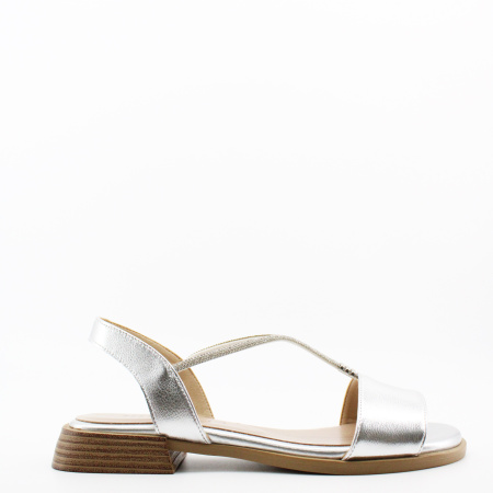 SPUR босоножки серебряные