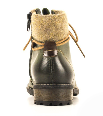 Ботинки на шнурке с эффектом потертости