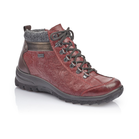 Комбинированные ботинки с тиснением