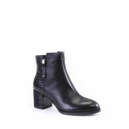 Ботильоны с декором на толстом каблуке TOFA