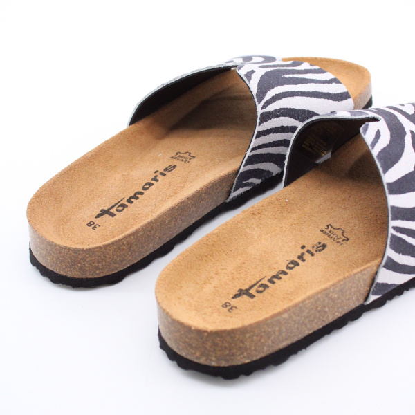 TAMARIS сабо зебра