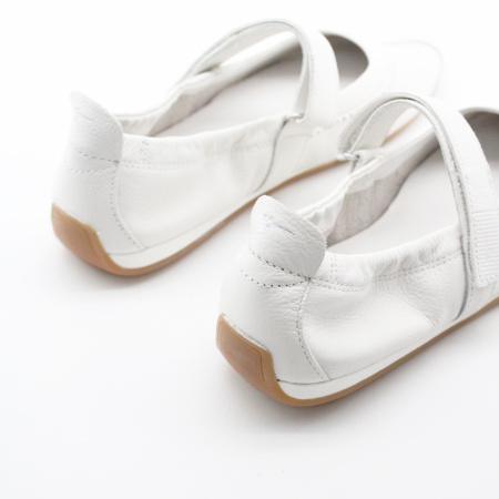 TAMARIS белые кожаные балетки