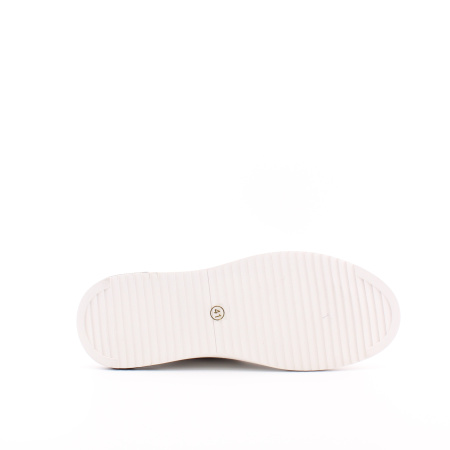 Белые кеды из натуральной кожи RESPECT