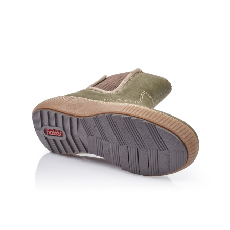 Зеленые ботинки на молнии