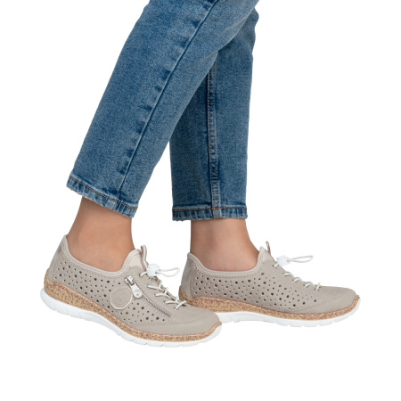 RIEKER кеды с перфорацией