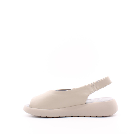 Летние бежевые сандали на платформе KRAUS