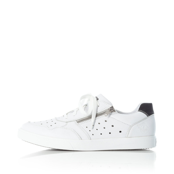 Кеды белые перфорированые RIEKER