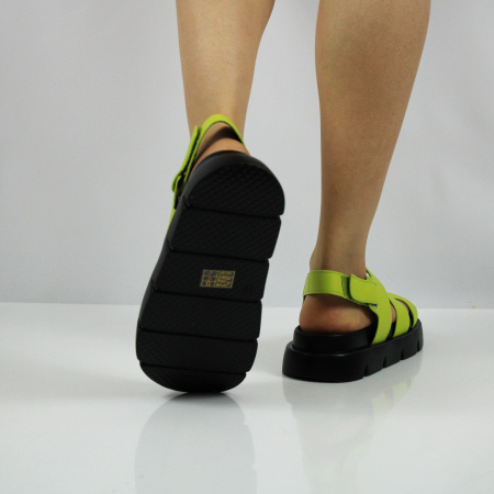 TOFA сандалии ярко-зеленого цвета