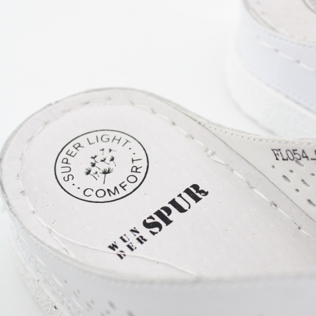SPUR сабо белые-комфорт