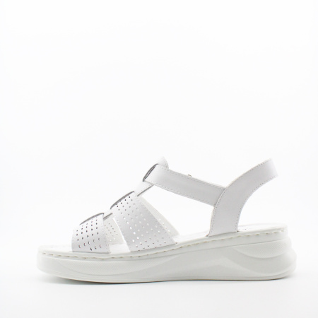 LAGRANDEZZA босоножки белого цвета