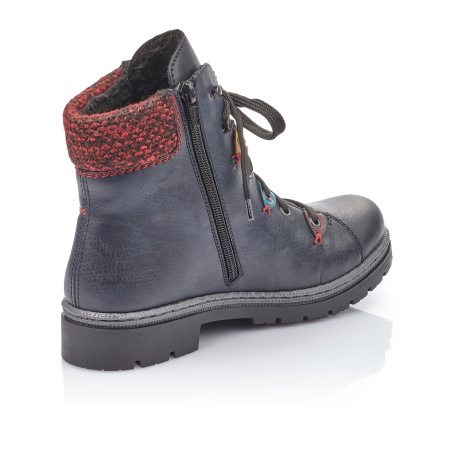 Ботинки с контрастной строчкой RIEKER