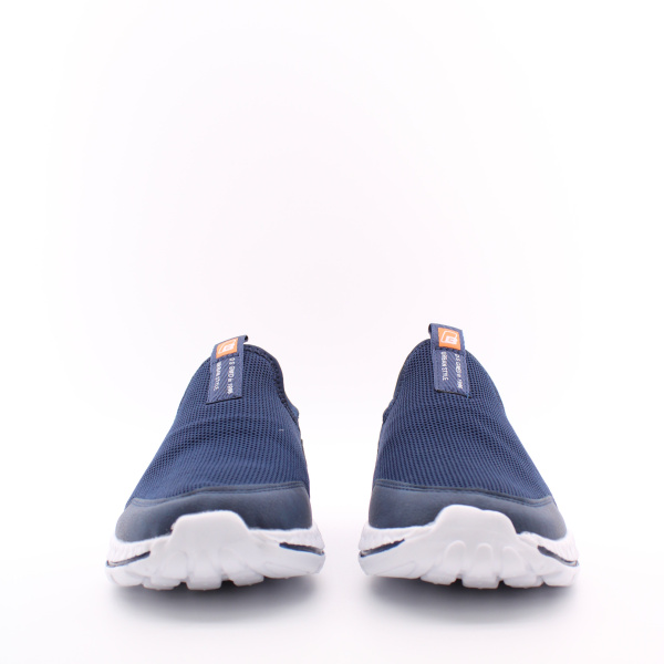 Синие текстильные кроссовки BADEN