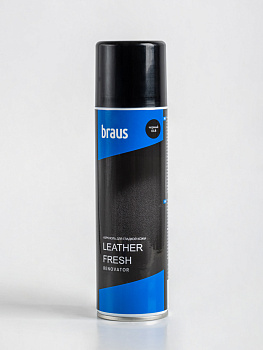BRAUS Аэрозоль-краска для кожи ЧЕРНЫЙ 250мл