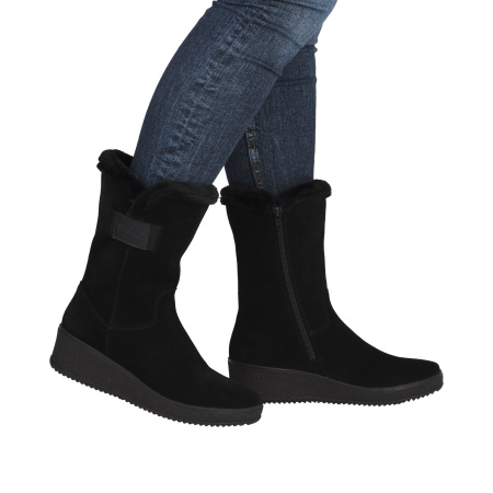 RIEKER замшевые полусапоги