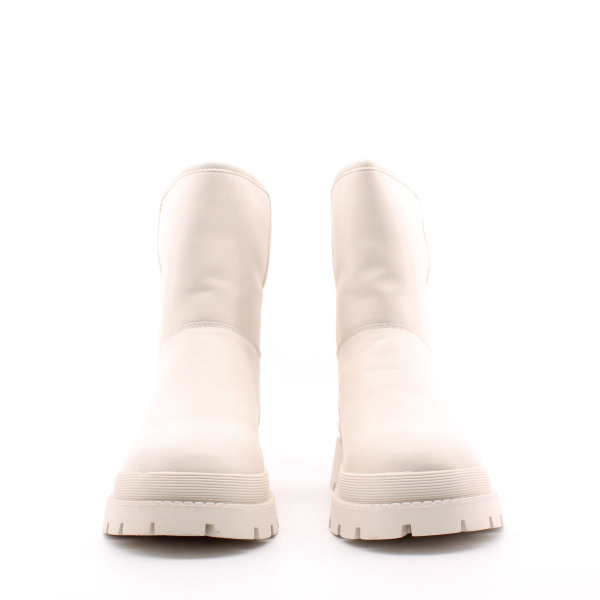 RESPECT белые кожаные полусапожки