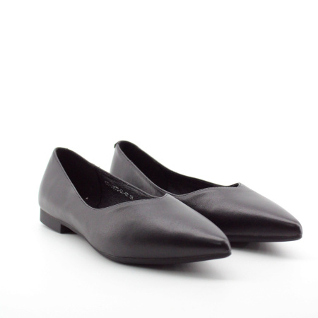 MADELLA балетки классически черные из натуральной кожи