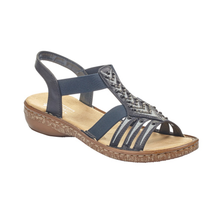 Сандалии с вышивкой