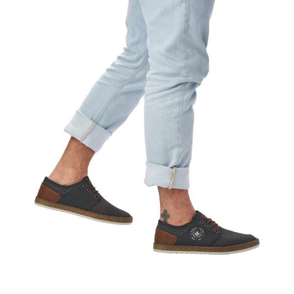 RIEKER текстильные на шнурке