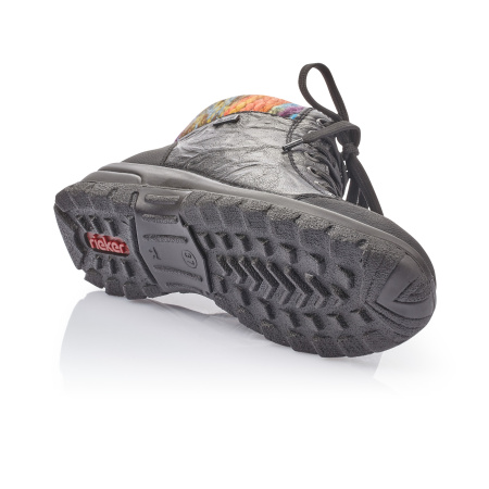 Комбинированные ботинки с цветным кантом