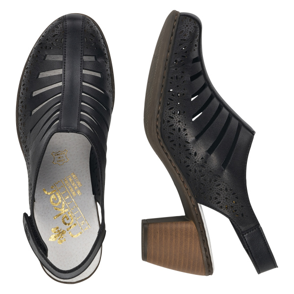 RIEKER туфли с вырезами и перфорацией 