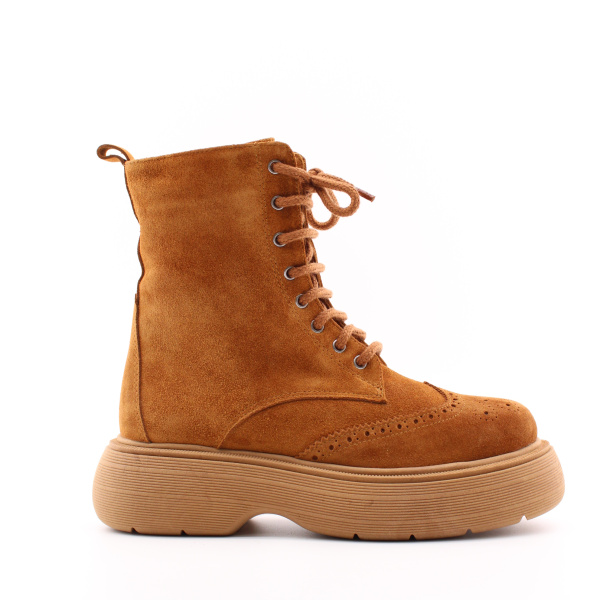 SandM ботинки зимние рыжего цвета