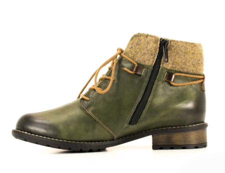 Ботинки на шнурке с эффектом потертости